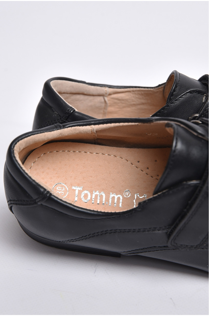 Туфли подростковые для мальчика черного цвета 39-80 176157