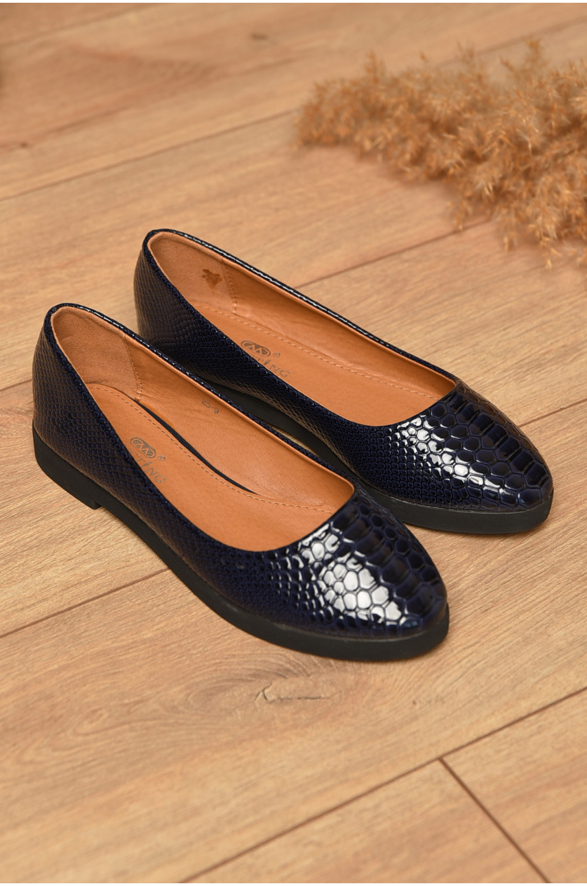 Балетки женские темно-синего цвета 25-9 176194