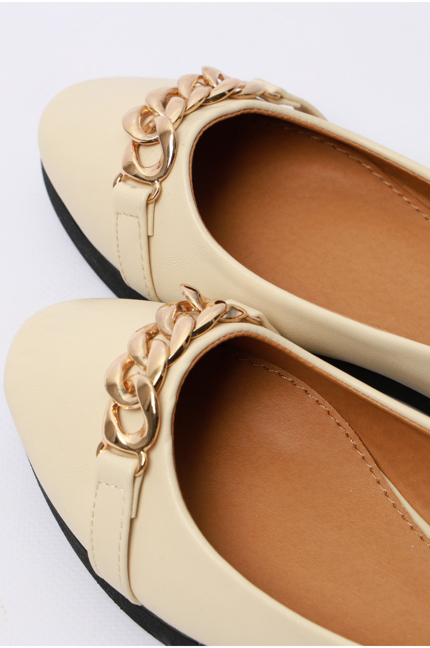 Балетки женские бежевого цвета 25-4 176195 Балетки женские бежевого цвета 25-4 176195