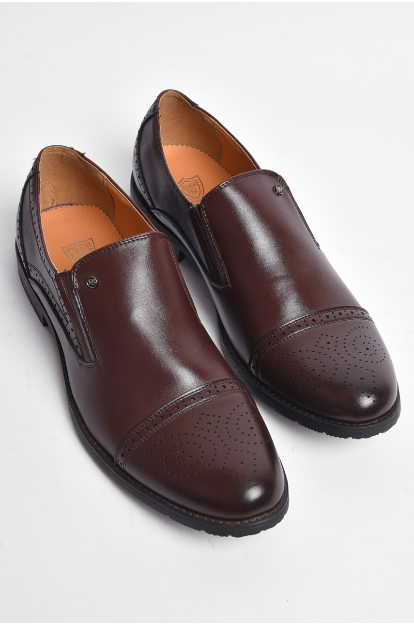 Туфлі чоловічі коричневого кольору 9635-222 176261