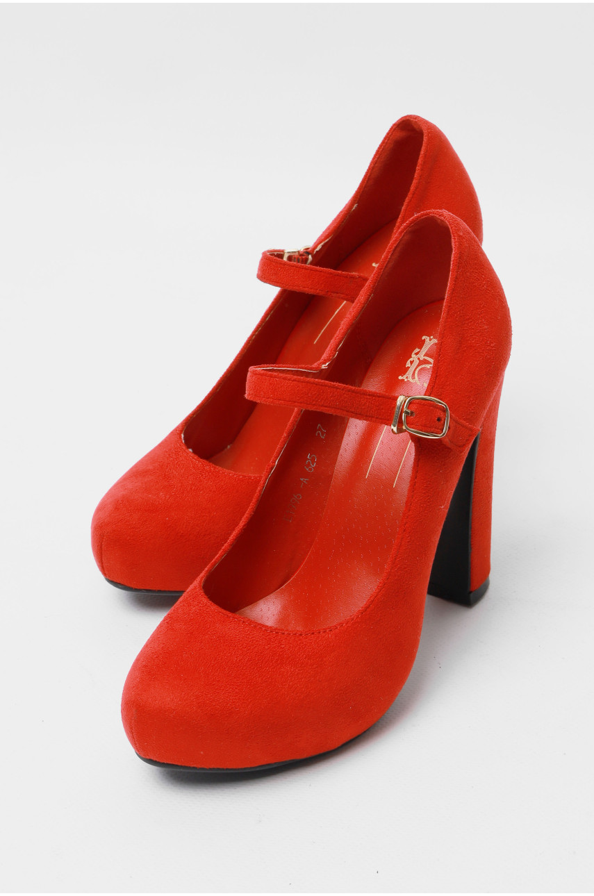 Туфли женские красного цвета 1996-А625 176304