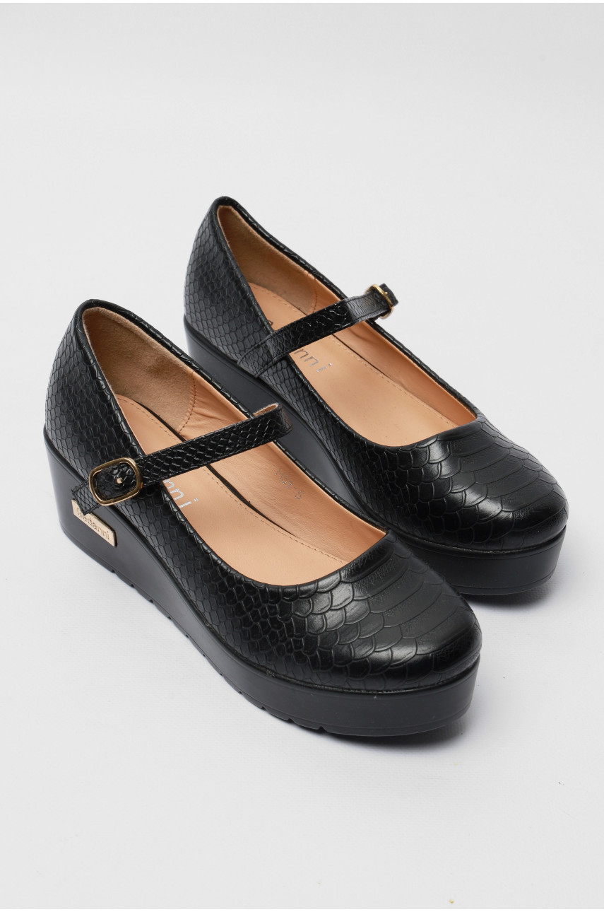 Туфли женские черного цвета 52-3 176414