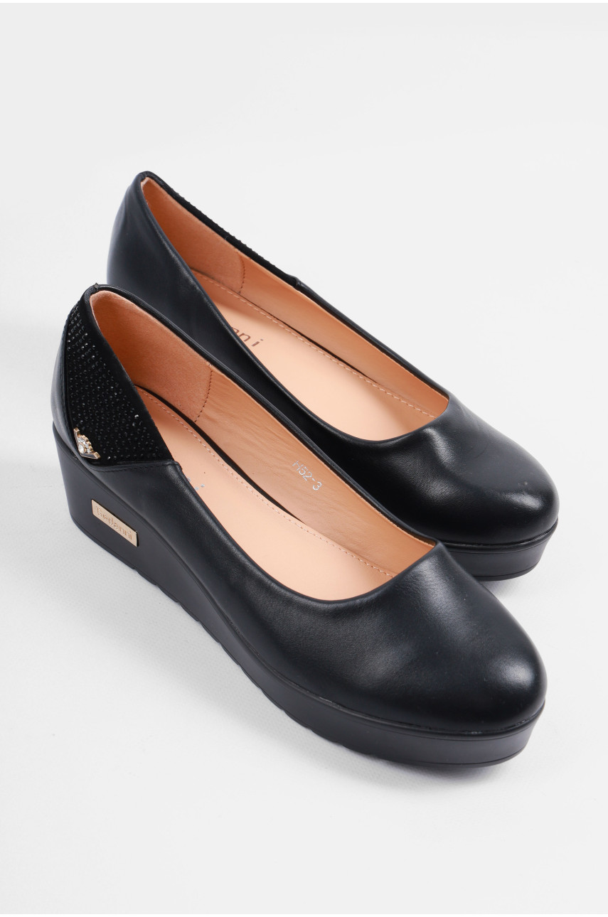 Туфли женские черного цвета 52-3 176417