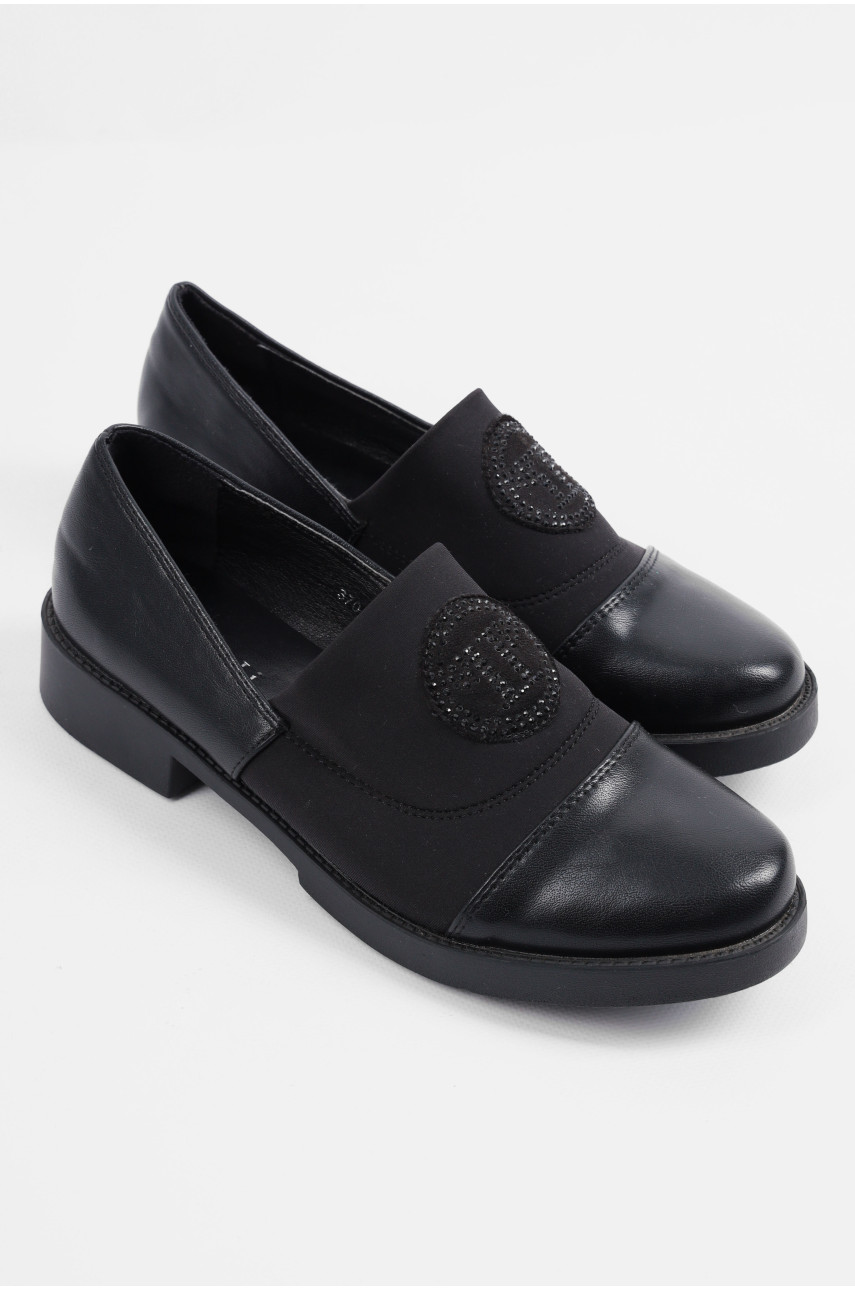Туфли женские черного цвета 370-7 176454