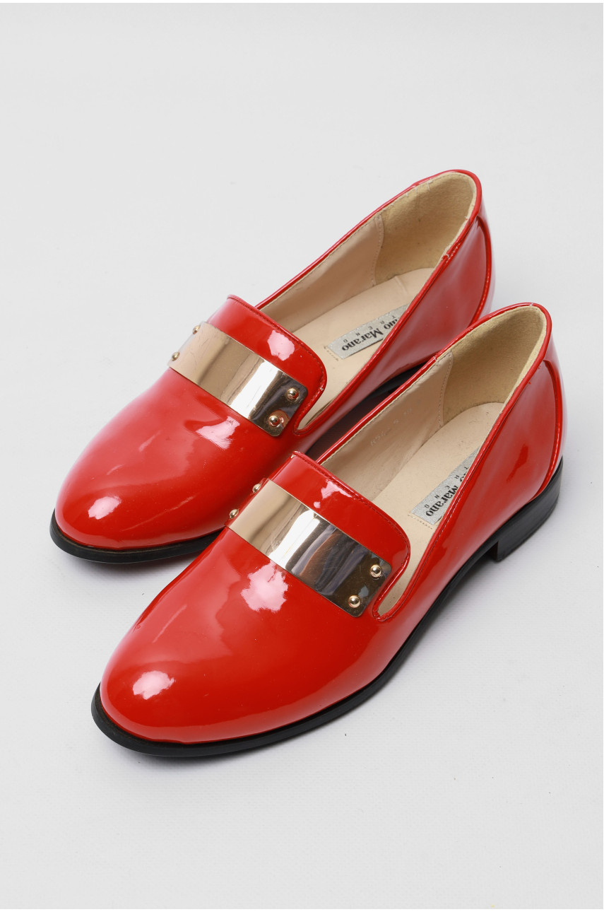Туфли женские красного цвета 176555