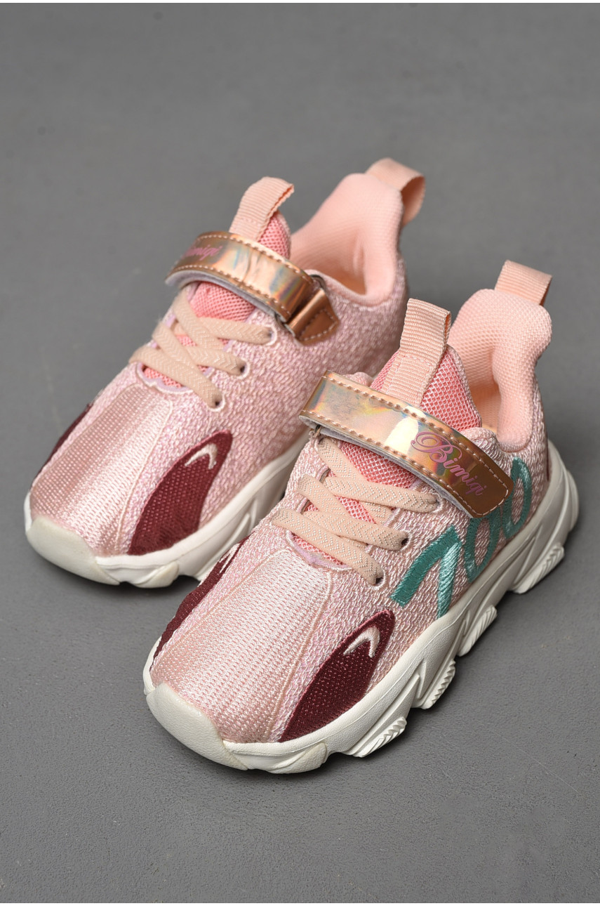 Кросівки дитячі для дівчинки рожевого кольору 696 176638