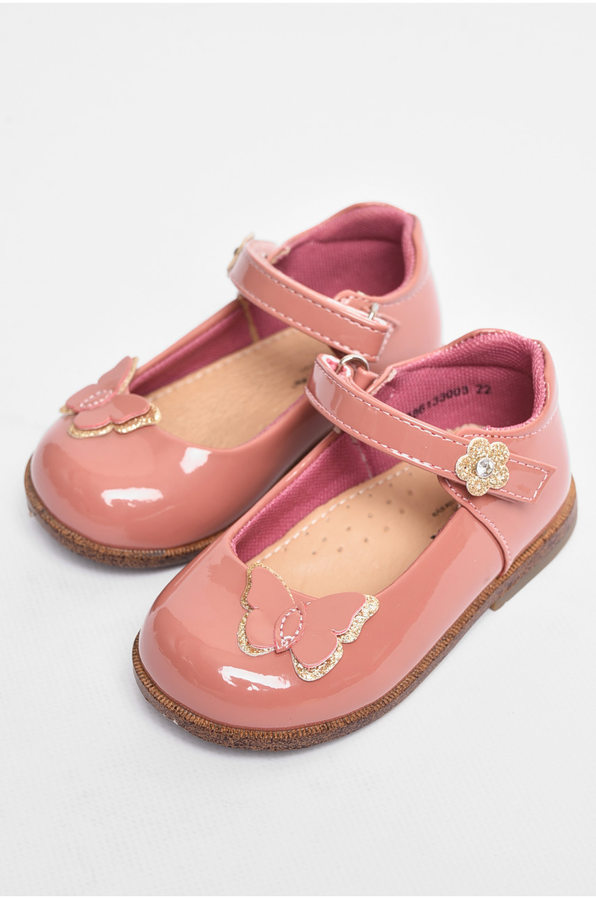 Туфли детские для девочки розового цвета 330-03 176701
