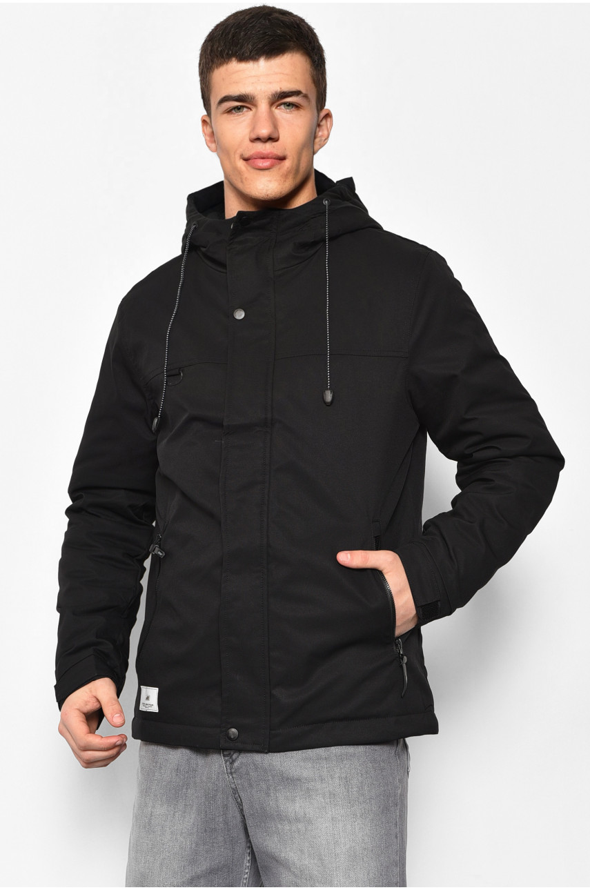 Куртка мужская демисезонная черного цвета 992 176858