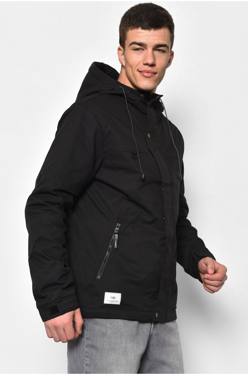 Куртка мужская демисезонная черного цвета 992 176858