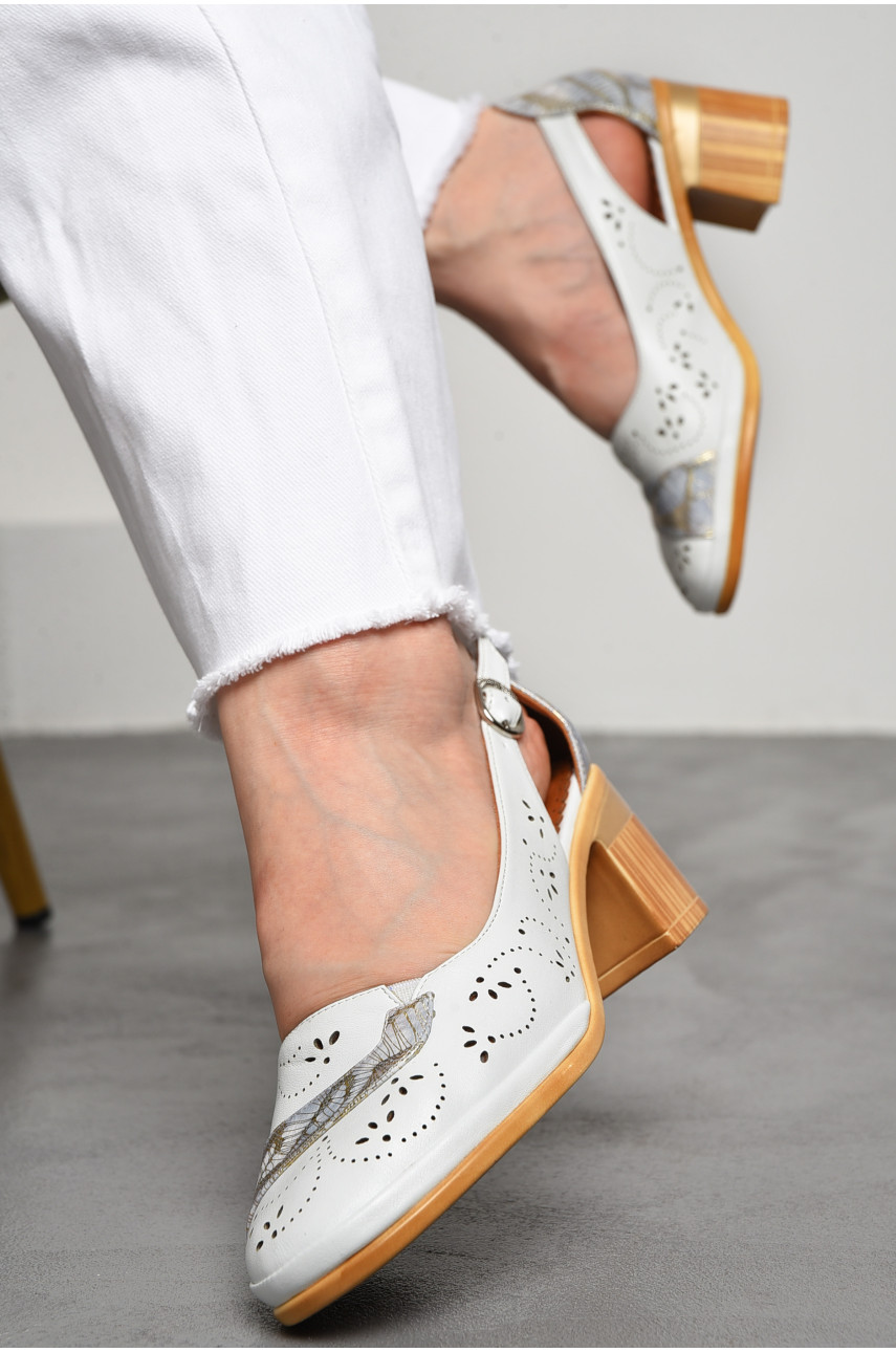 Туфлі жіночі білого кольору 8360-1 176975