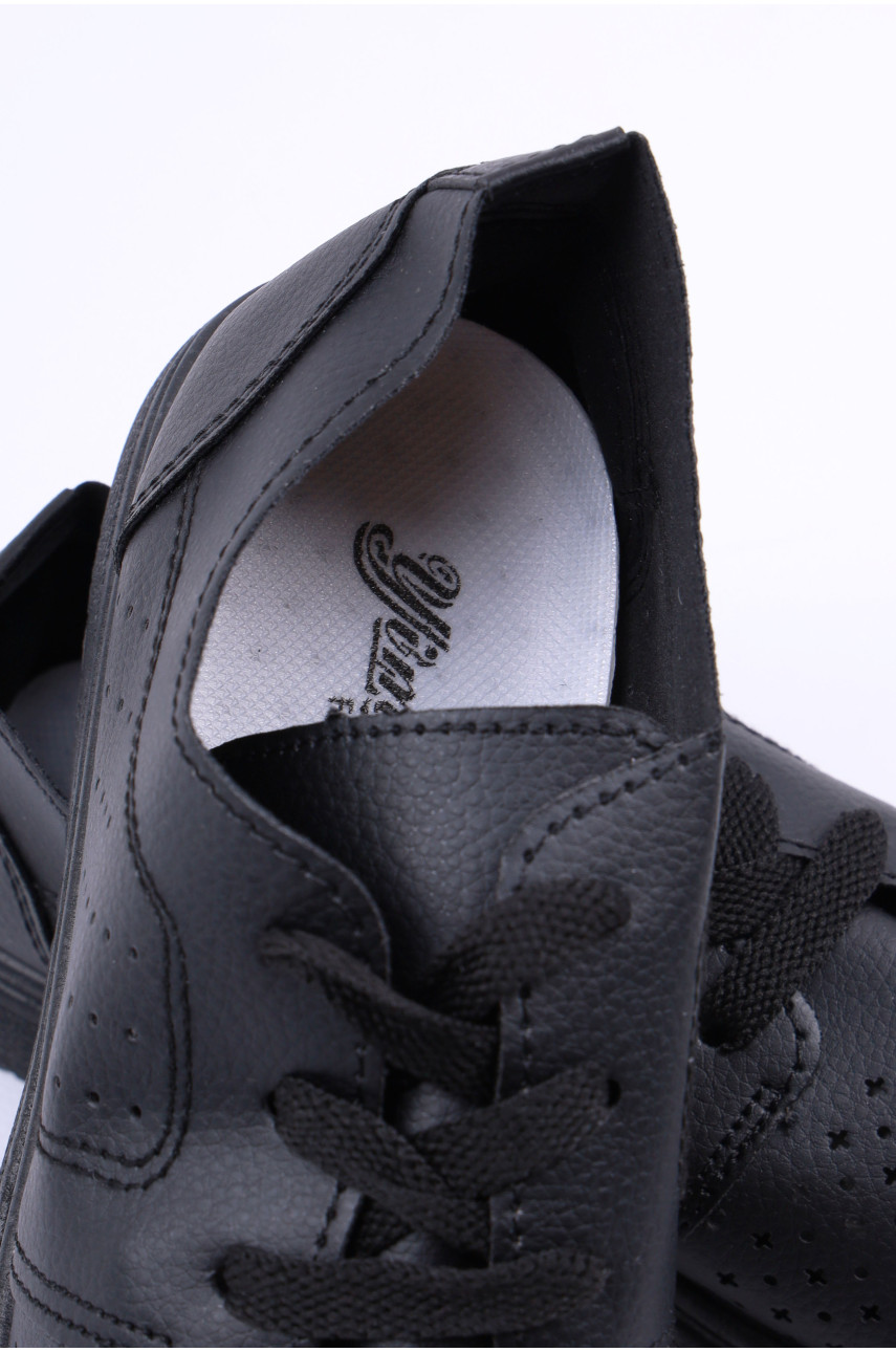 Мокасини жіночі чорного кольору на шнурівці 05-1 177115 Мокасини жіночі чорного кольору на шнурівці 05-1 177115