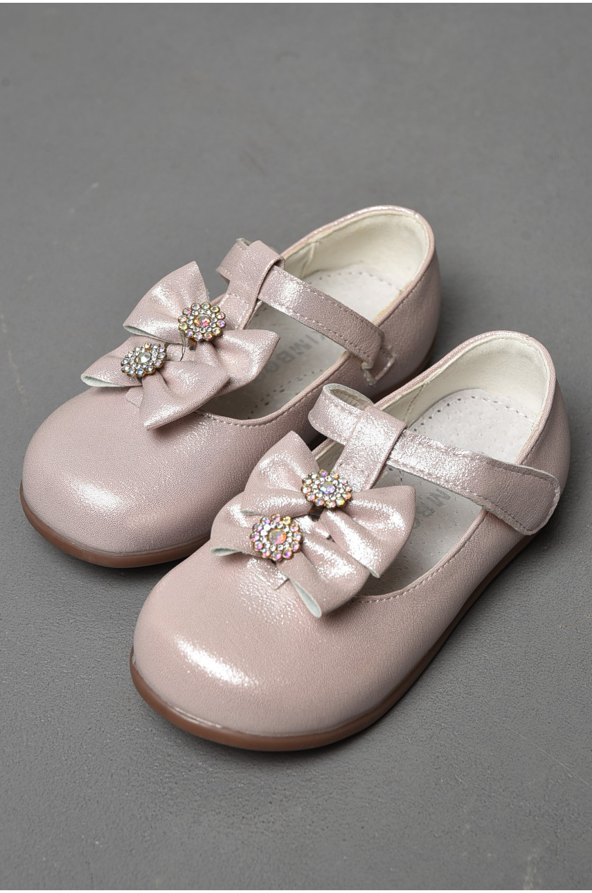 Туфли детские для девочки розового цвета 177316