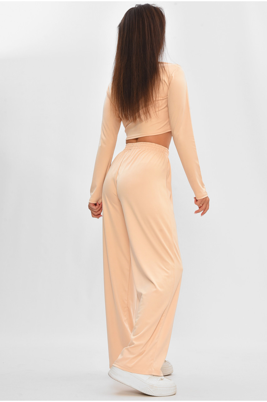 Костюм женский бежевого цвета 1307 177321