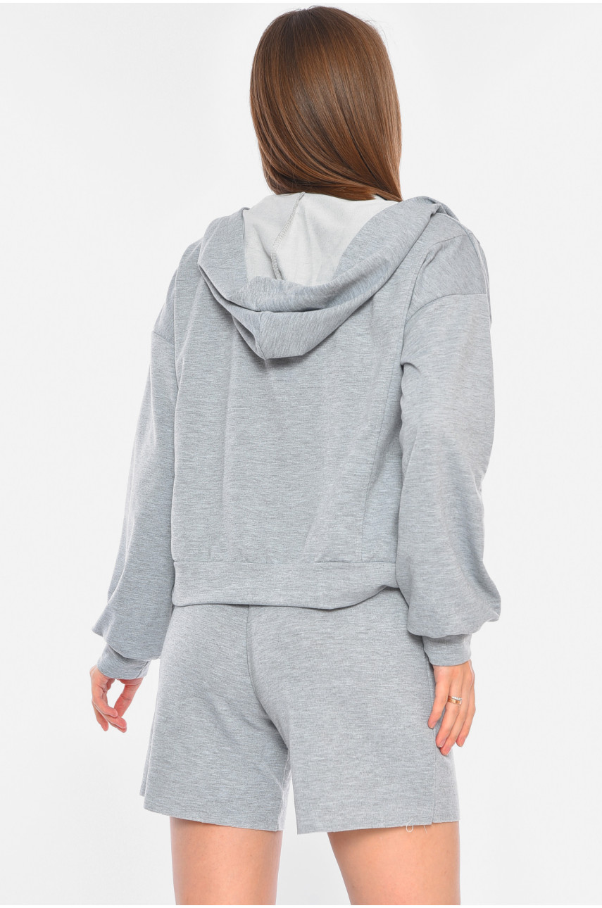 Костюм женский серого цвета 1112 177528