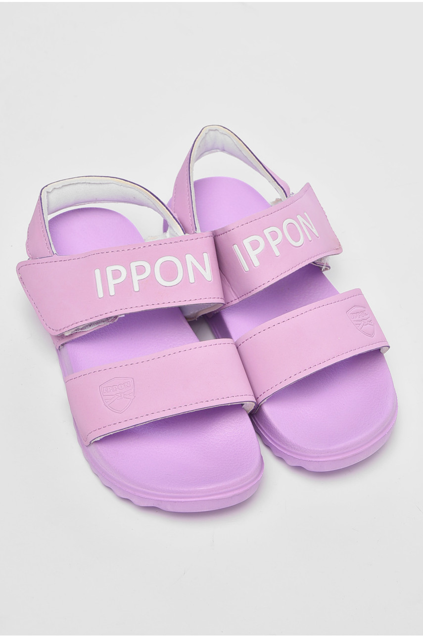 Босоножки женские сиреневого цвета 2211-15 177534