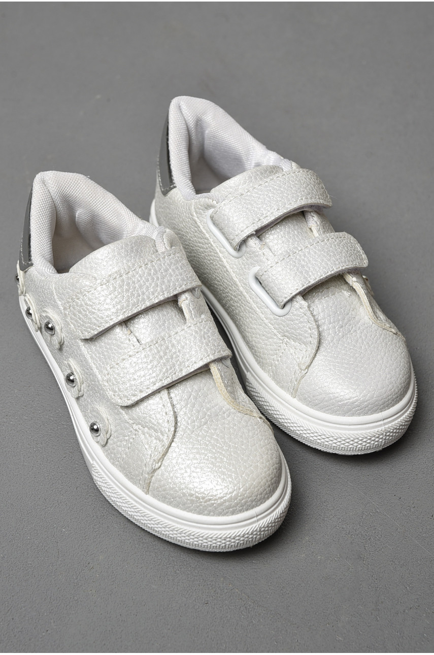 Кросівки для дівчинки білого кольору 177704
