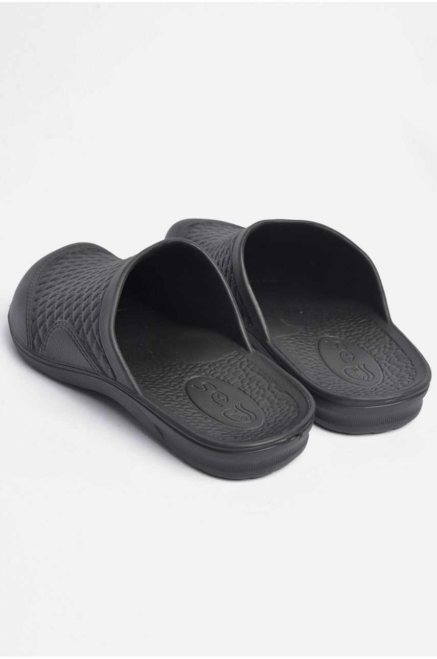 Шлепанцы мужские пена черного цвета П-28 177888 Шлепанцы мужские пена черного цвета П-28 177888