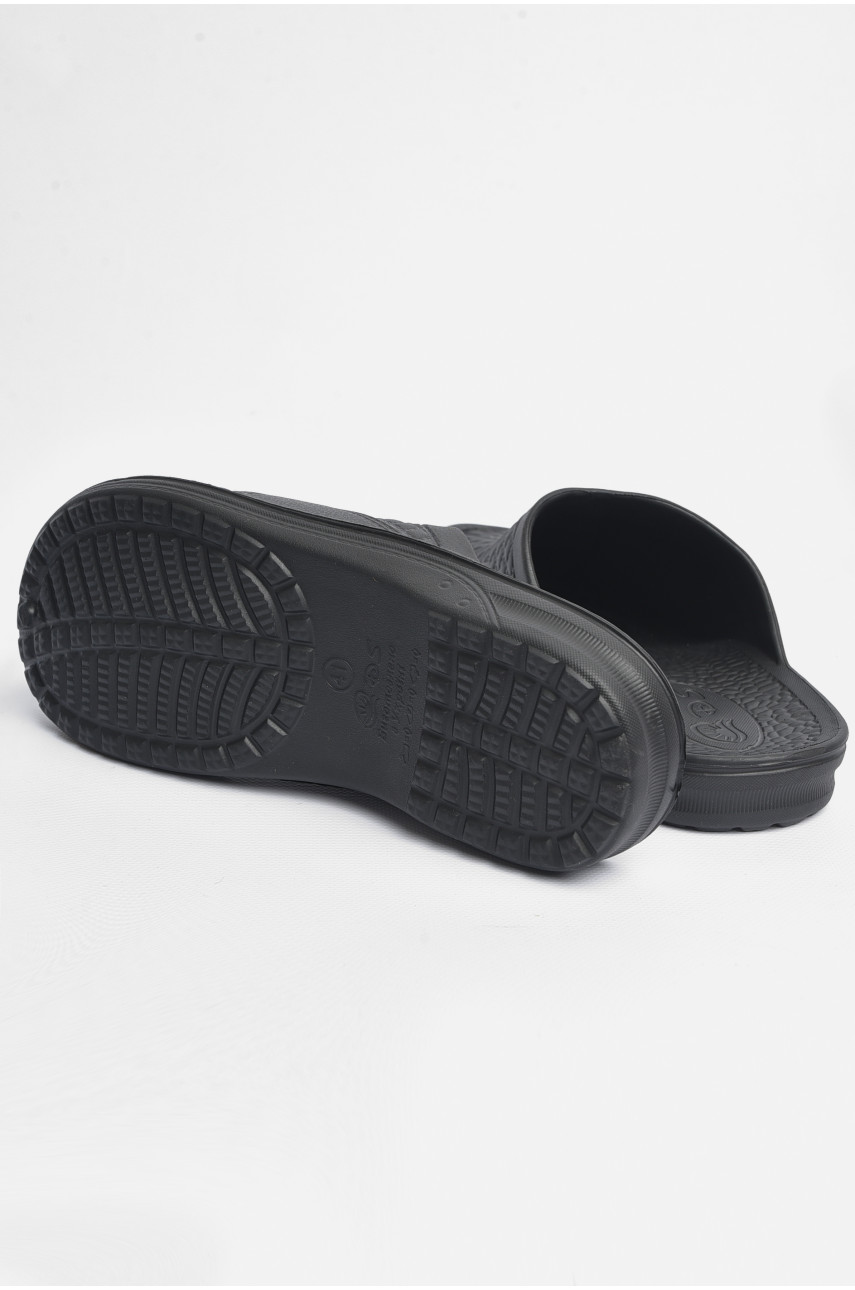 Шлепанцы мужские пена черного цвета П-28 177888 Шлепанцы мужские пена черного цвета П-28 177888