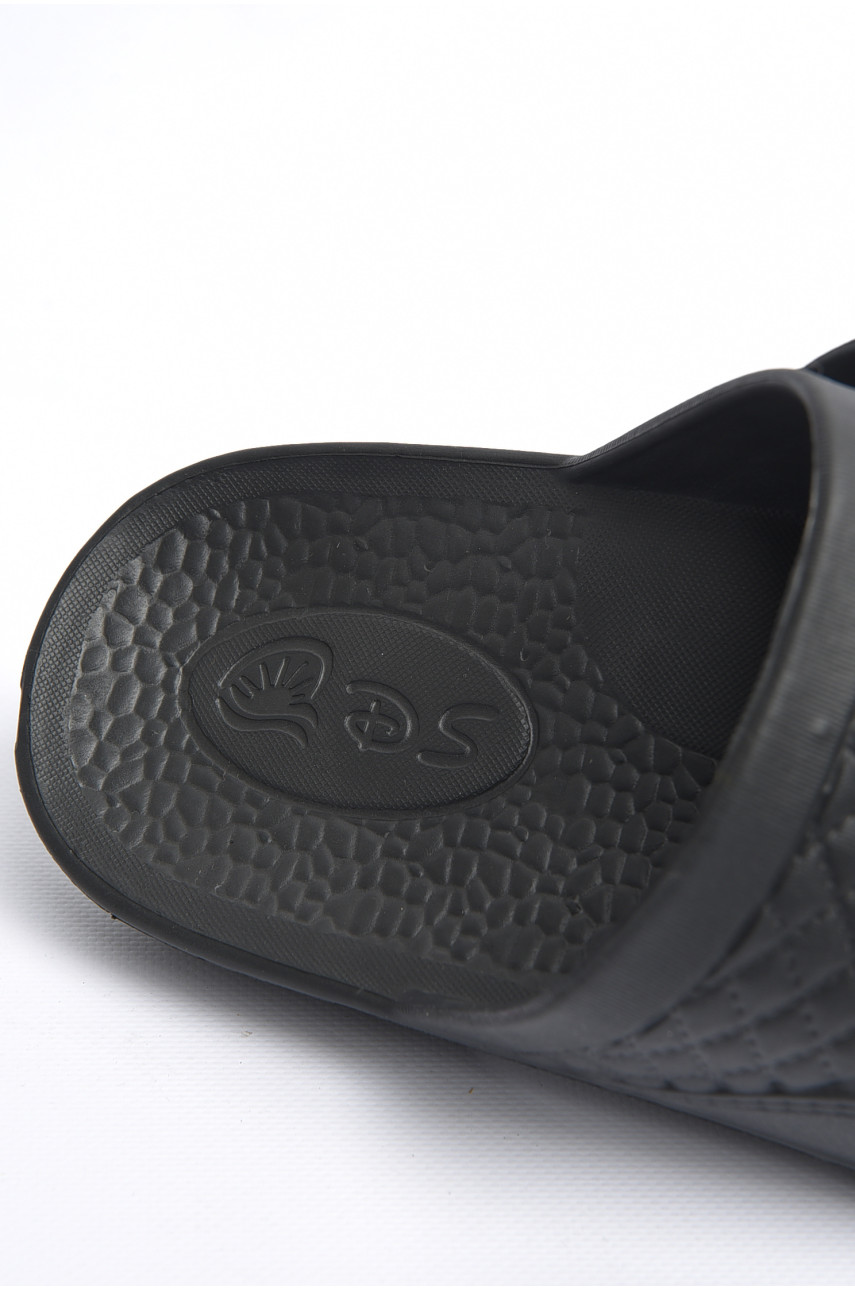 Шлепанцы мужские пена черного цвета П-28 177888 Шлепанцы мужские пена черного цвета П-28 177888