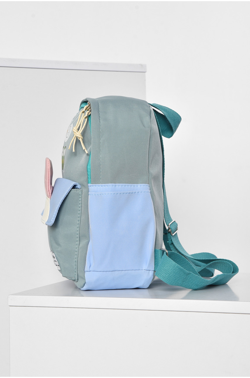 Рюкзак детский для девочки оливкового цвета 177980