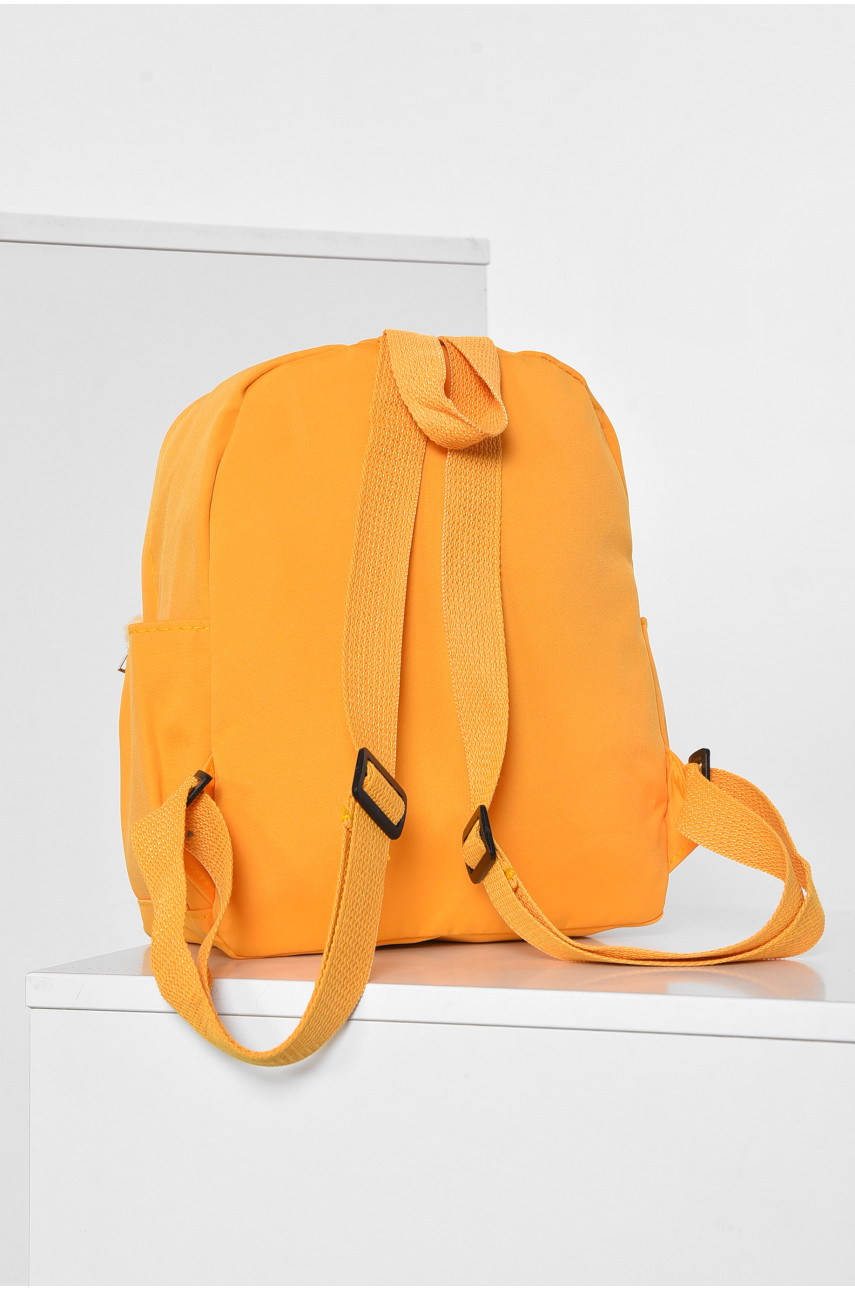 Рюкзак детский для девочки желтого цвета 177981
