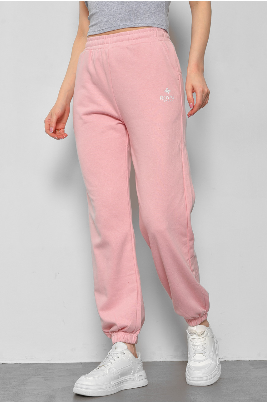 Спортивні штани жіночі рожевого кольору 838 178364