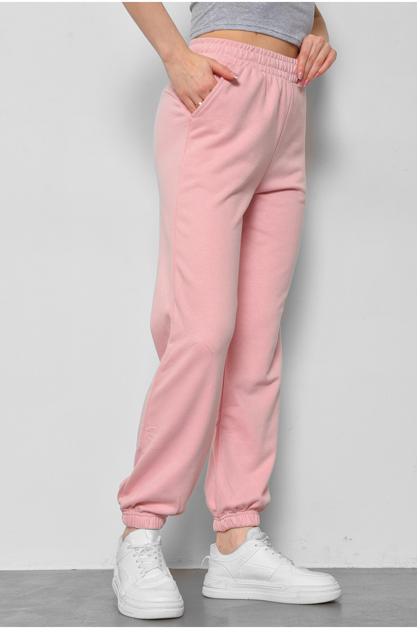 Спортивные штаны женские розового цвета 838 178364