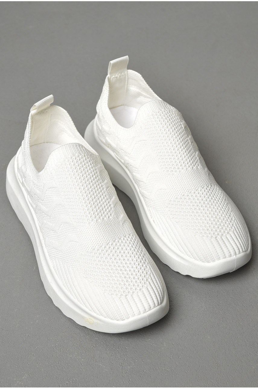 Кросівки жіночі білого кольору текстиль Уцінка М006-2 178413