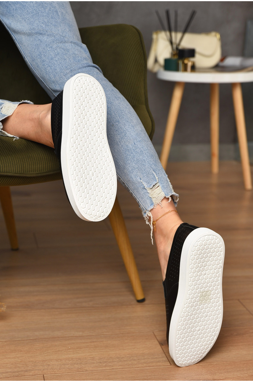 Сліпони жіночі чорного кольору 2024-88-1 178445