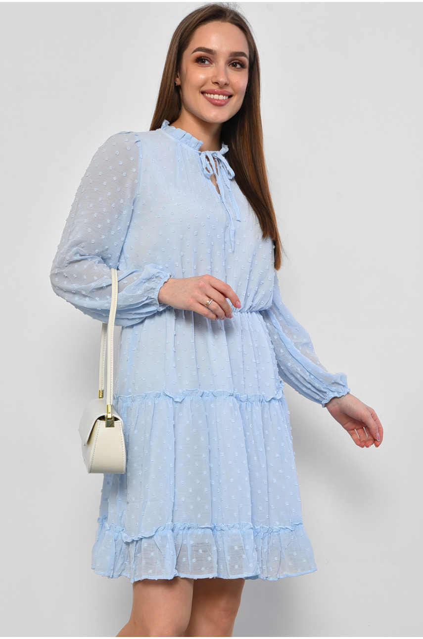 Сукня жіноча шифонова блакитного кольору 281 178469