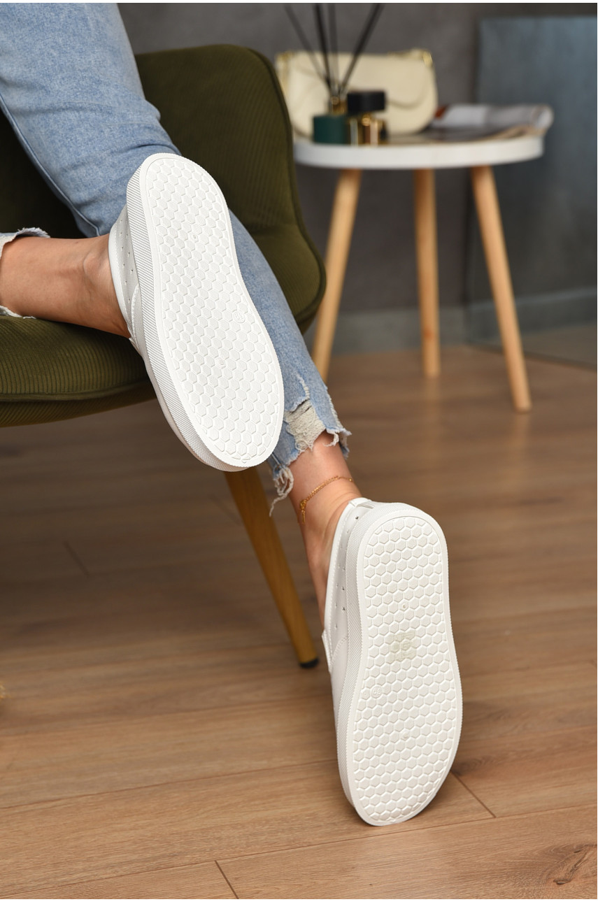 Сліпони жіночі білого кольору 2024-89-2 178470