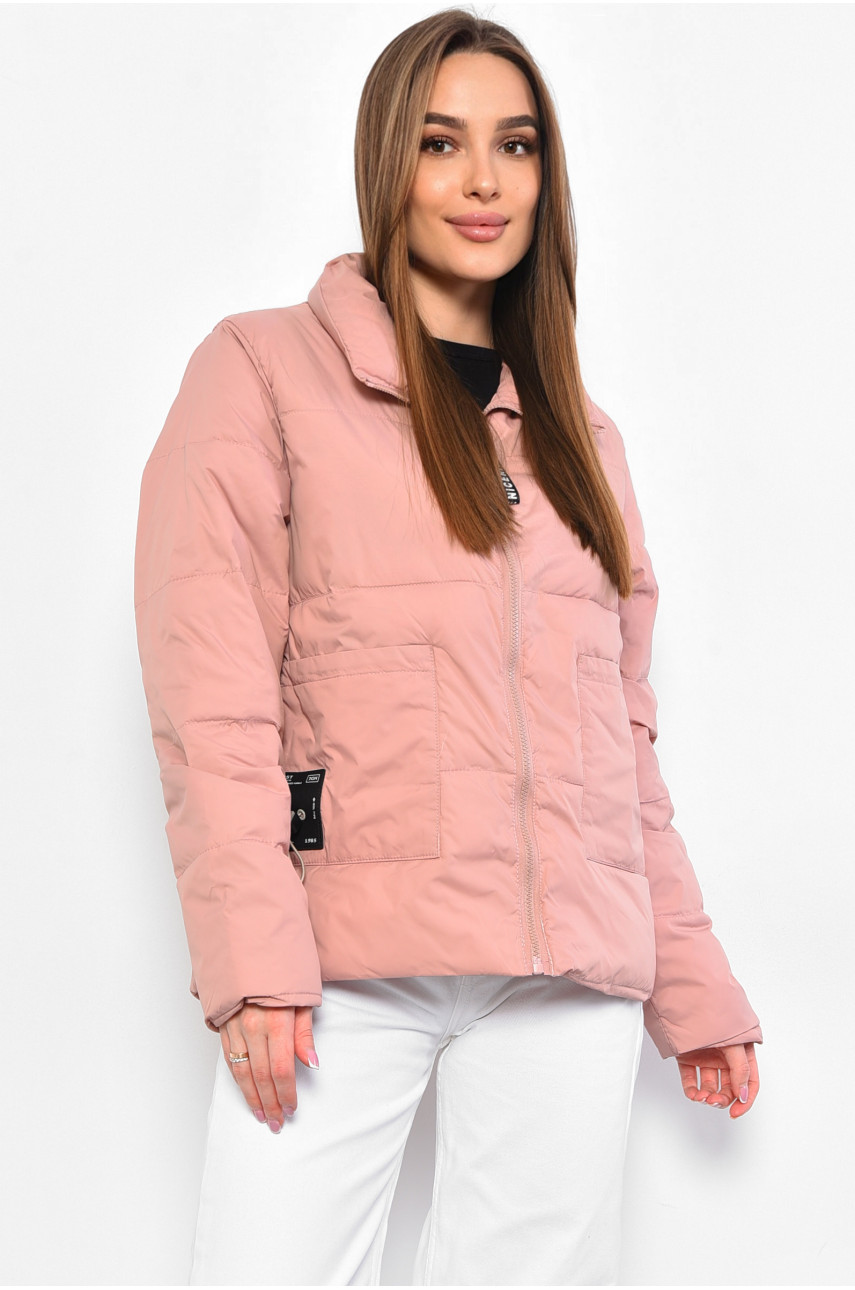 Куртка женская демисезонная розового цвета 100 178576