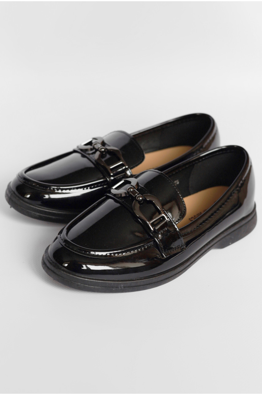 Туфлі-лофери жіночі чорного кольору JН2110-6 178679
