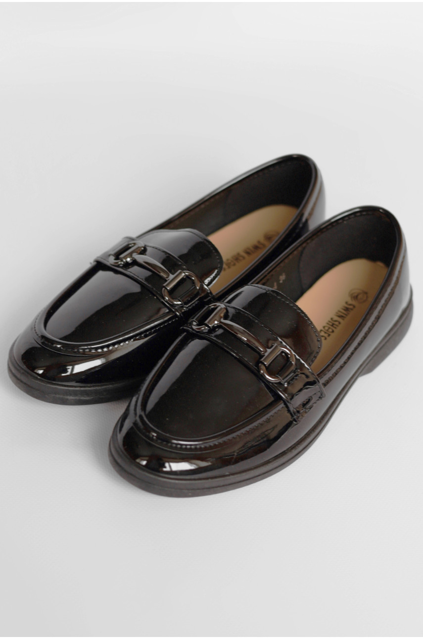 Туфлі-лофери жіночі чорного кольору JН2109-4 178680