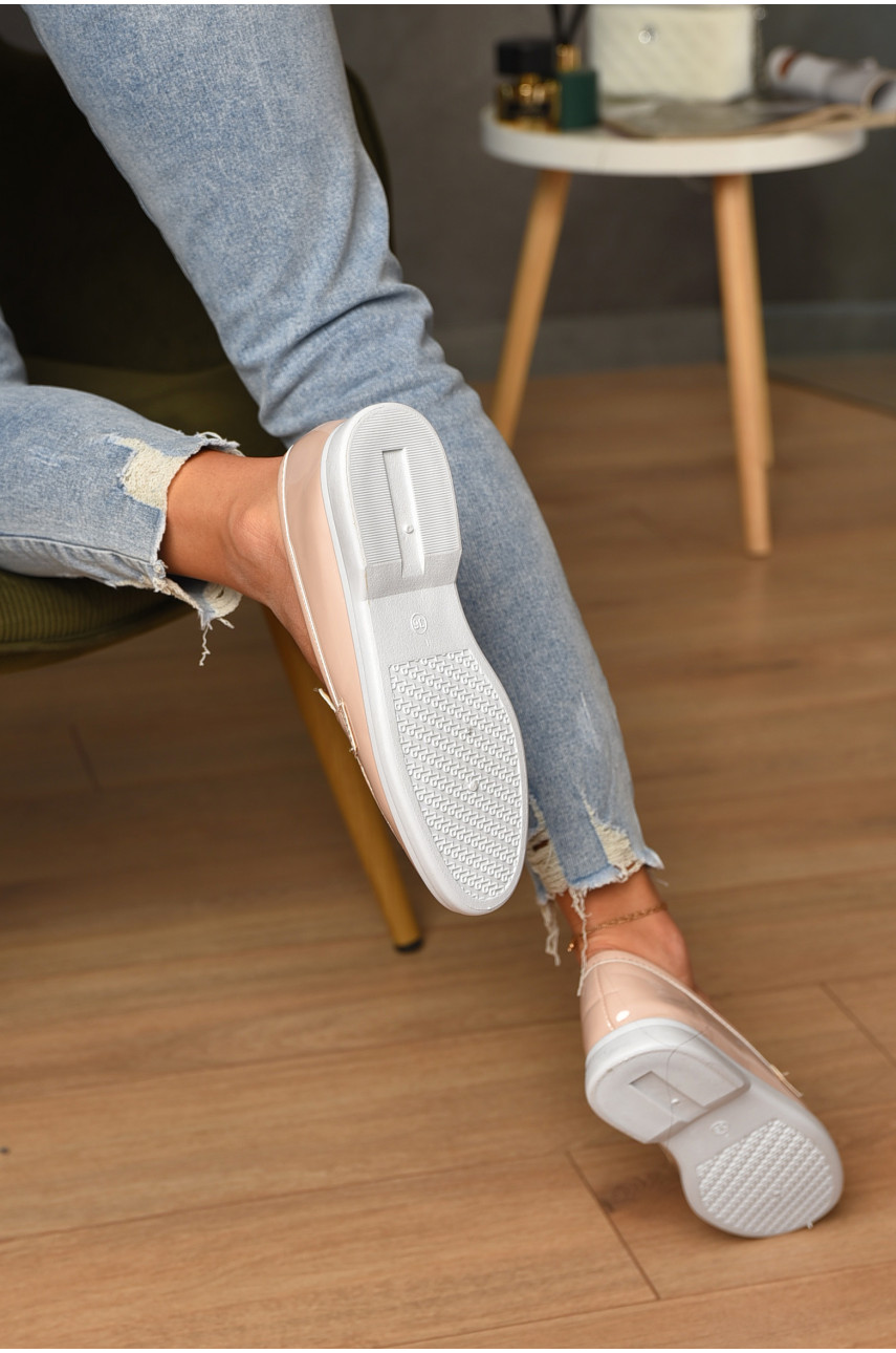 Туфлі-лофери жіночі світло-рожевого кольору JН2102-7 178768