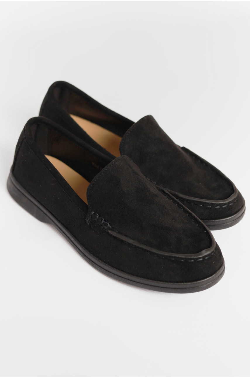 Туфлі-лофери жіночі чорного кольору JН2103-1 178775