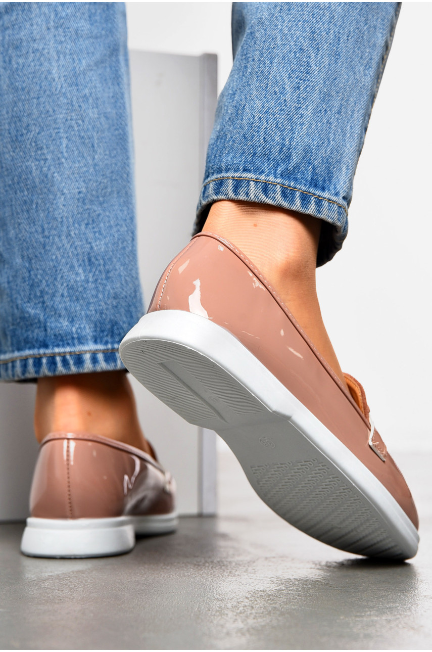 Туфлі-лофери жіночі рожевого кольору JН2107-3 178776