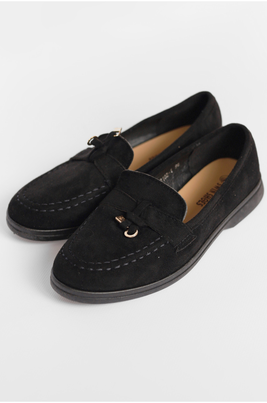 Туфлі-лофери жіночі чорного кольору JН2102-1 178780
