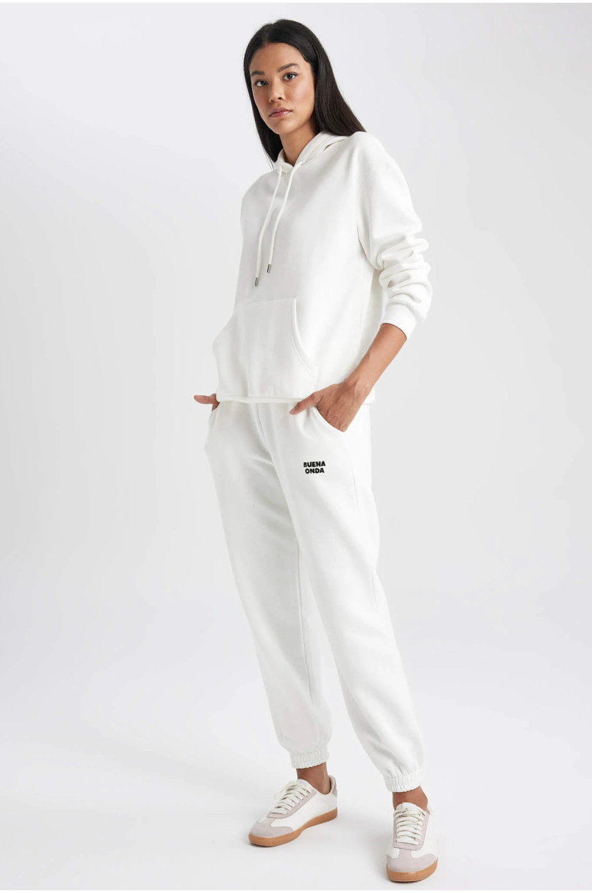 Спортивні штани жіночі білого кольору 178827