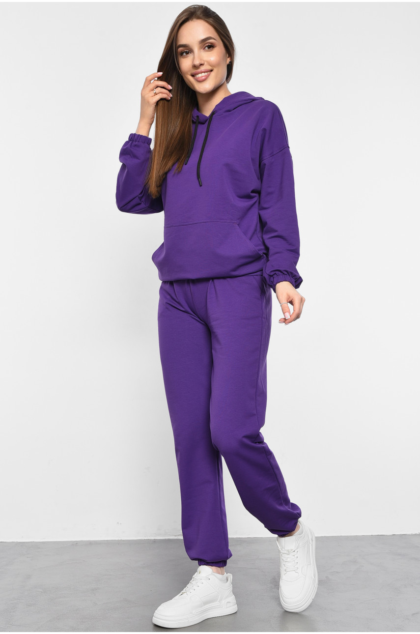 Спортивний костюм жіночий фіолетового кольору 1258 178966