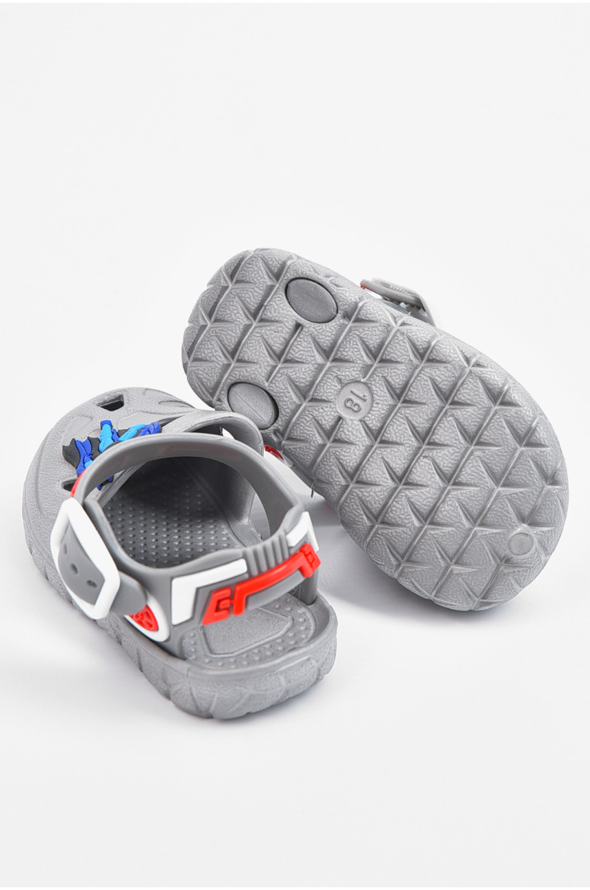 Сандали детские пена для мальчика серого цвета 51-183 178992