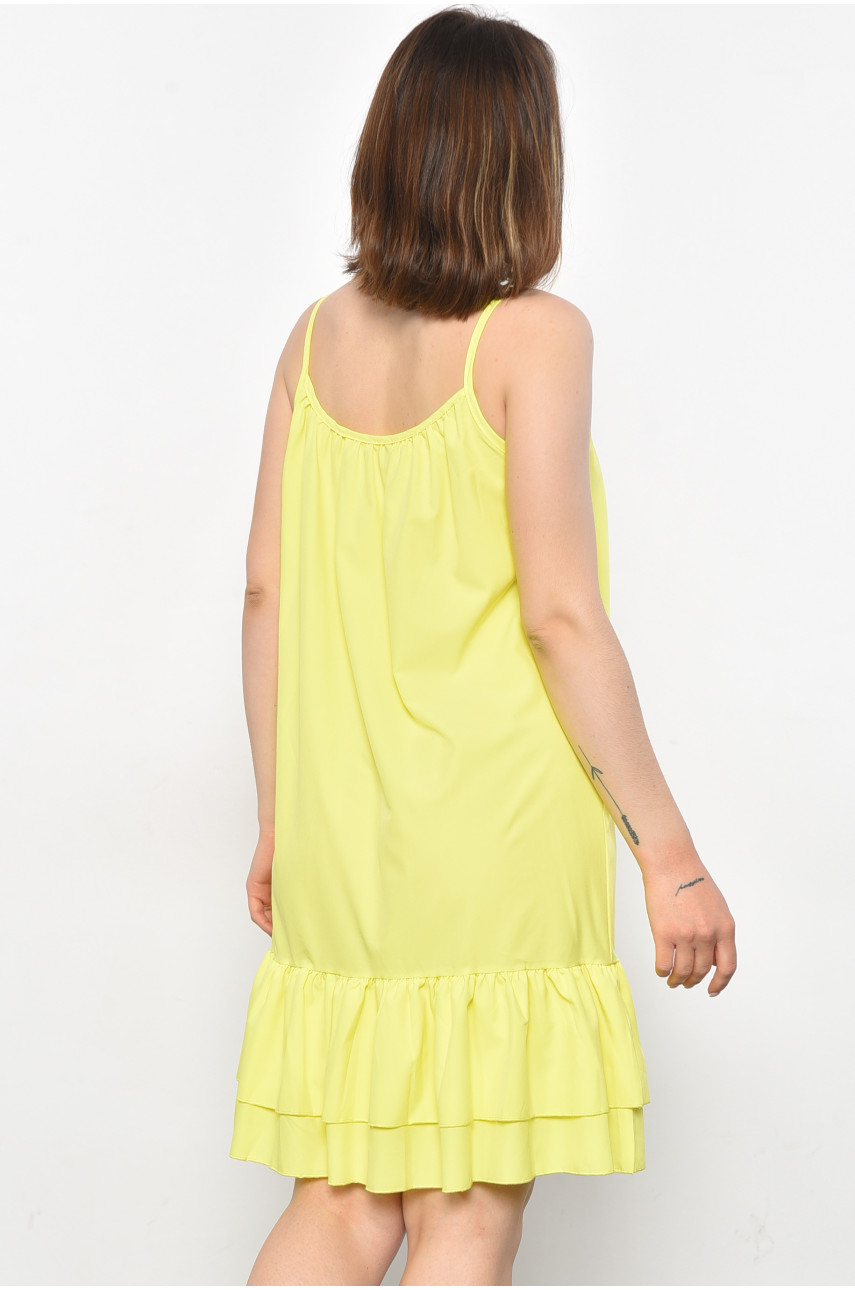 Сарафан женский желтого цвета 6620 179001 Сарафан женский желтого цвета 6620 179001
