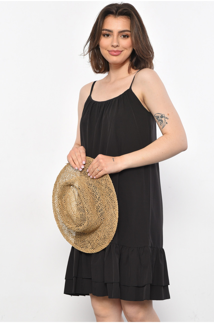 Сарафан женский черного цвета 6620 179003 Сарафан женский черного цвета 6620 179003