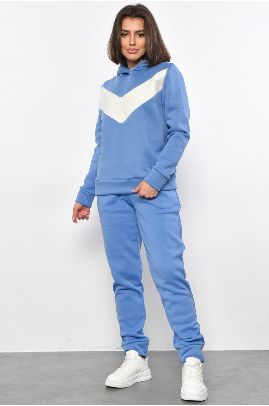 Спортивный костюм женский на флисе голубого цвета 07:11 179036