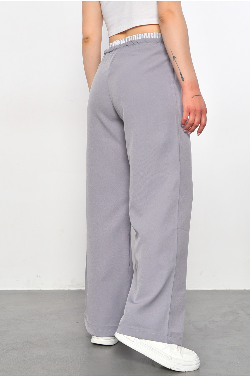 Штаны женские серого цвета 7045 179123