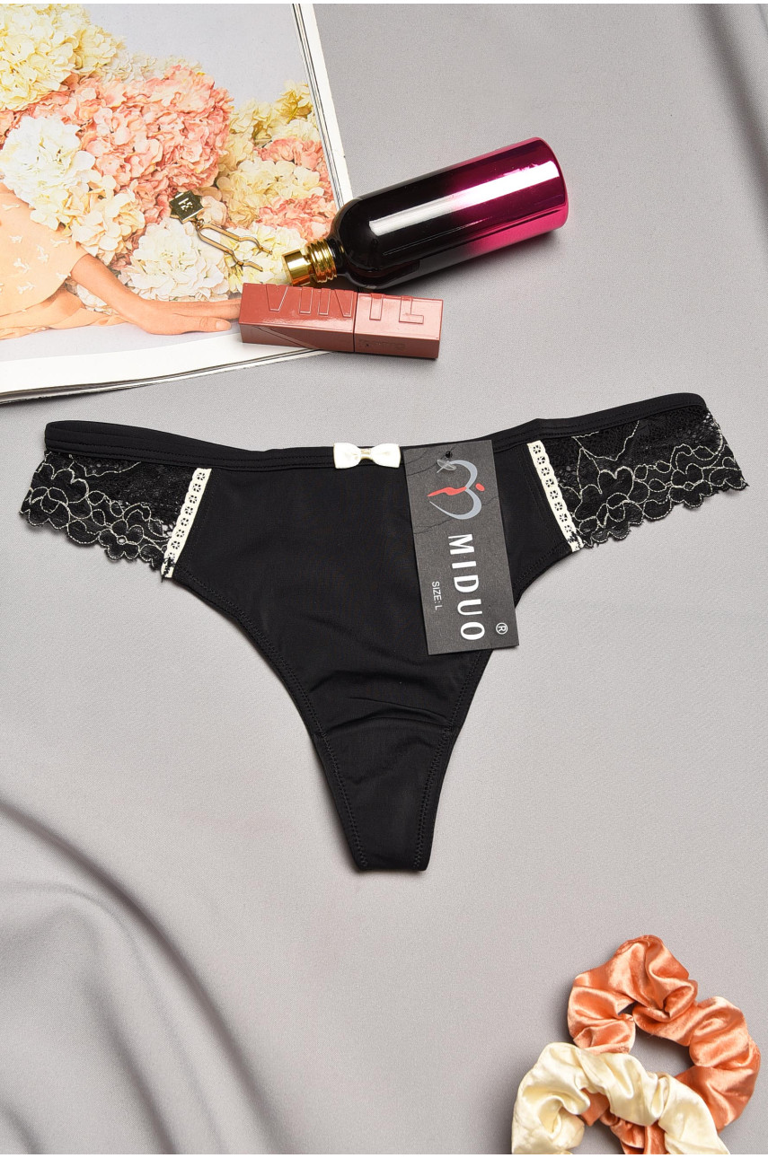 Стринги женские черного цвета 2767 179147