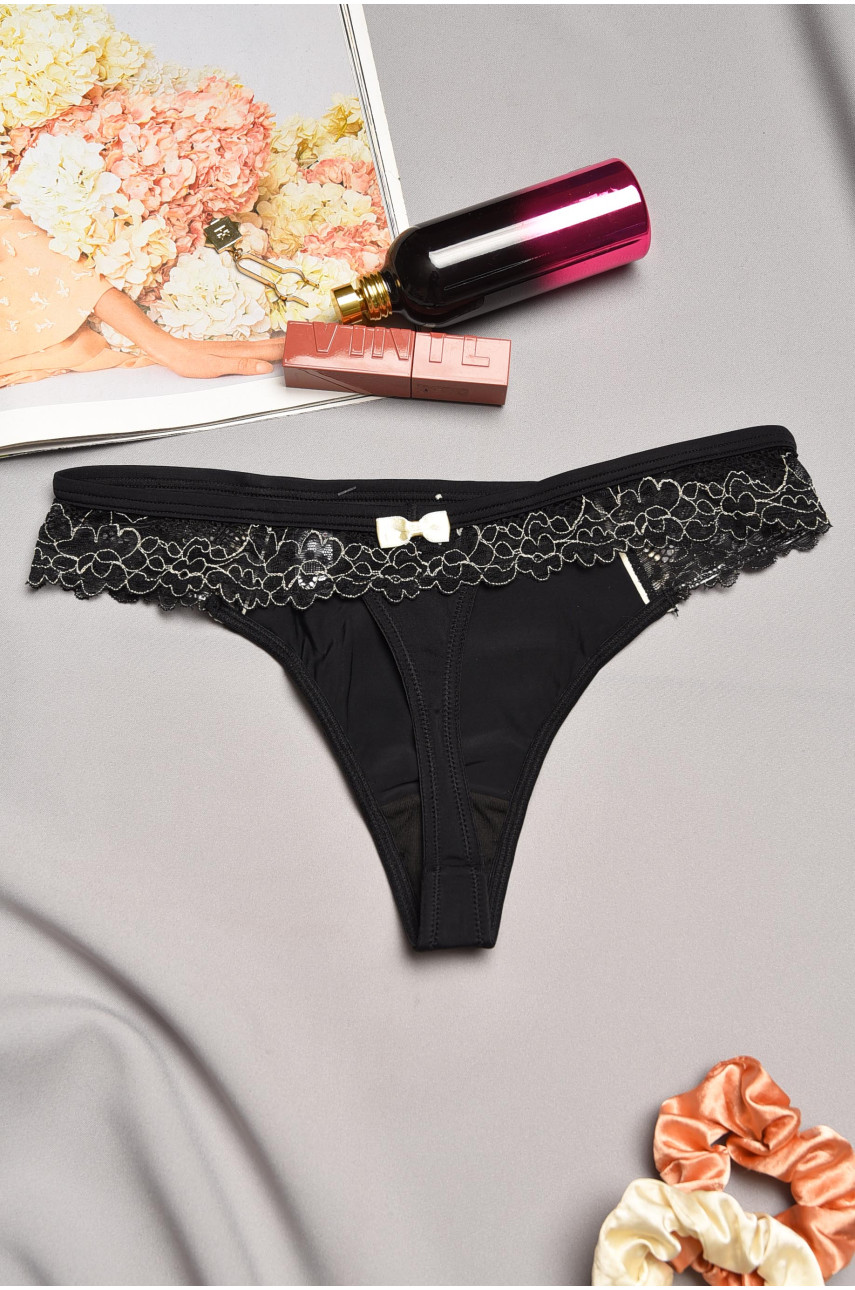 Стринги женские черного цвета 2767 179147