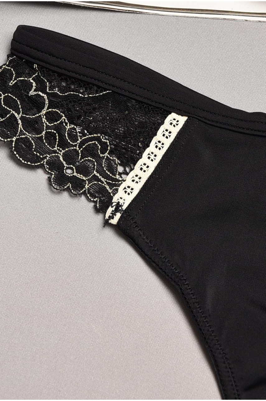 Стринги женские черного цвета 2767 179147 Стринги женские черного цвета 2767 179147