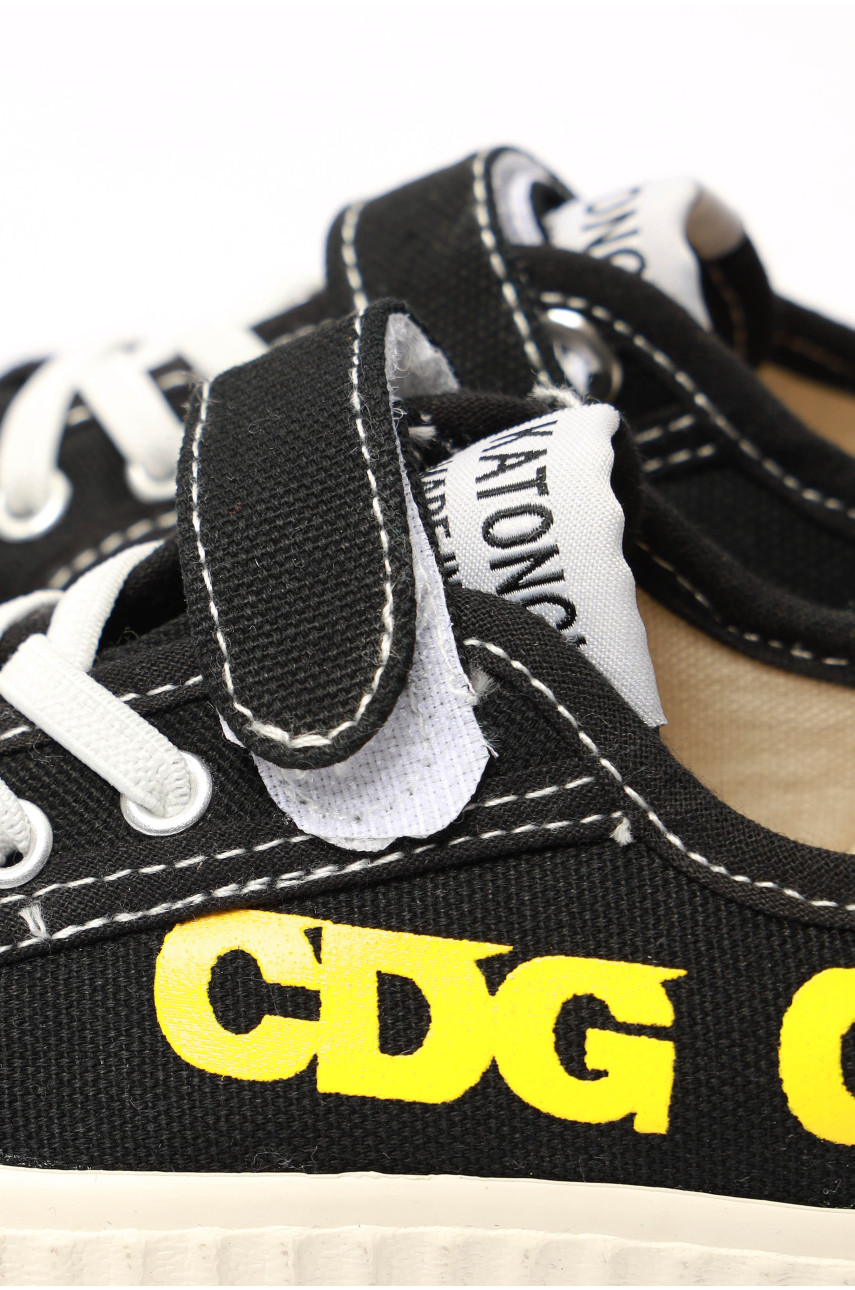 Кеди дитячі черного кольору текстиль 0058-1 179197