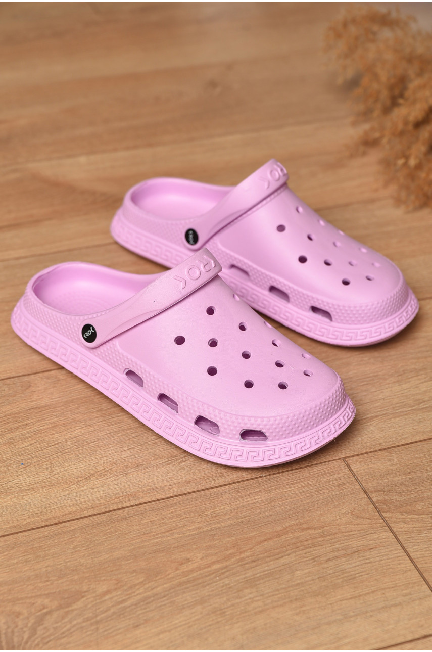 Кроксы женские сиреневого цвета С-75 179226